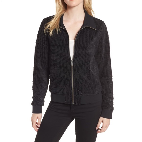 Trouvé Sequin Velvet Track Jacket - Large - Picture 2 of 8